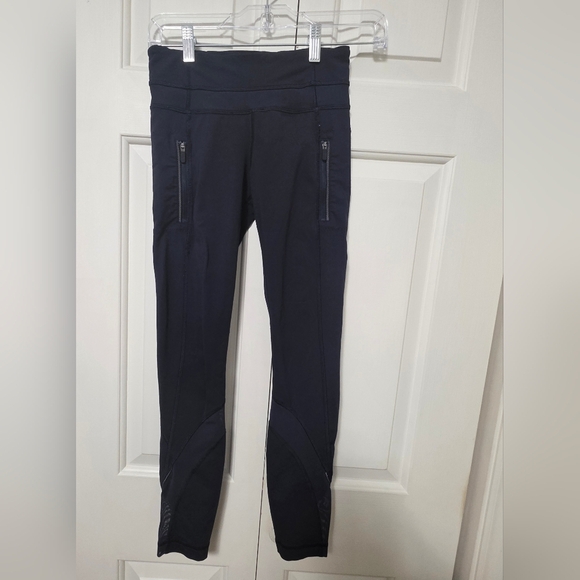 Lululemon Inspire Tight II Navy Leggings Size 2 - Picture 2 of 15